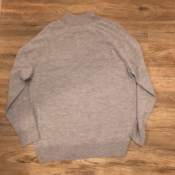 NWOT Grayson & Dunn Merino Wool Quarter Zip Pullover Sweater Super Soft Sz Large - Picture 2 of 4